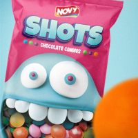 Novy shots candy chocolate